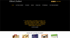 Desktop Screenshot of cliftontaulbert.com